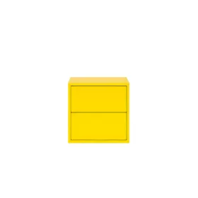 Szafka ścienna Boxie z 2 szufladami 40x40x37 cm żółta
