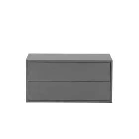 Szafka ścienna Boxie z 2 szufladami 40x80x37 cm antracytowa