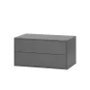 Szafka ścienna Boxie z 2 szufladami 40x80x37 cm antracytowa