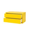 Boxie 2-szufladowa szafka ścienna 40x80x37 cm żółta
