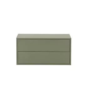 Szafka ścienna Boxie z 2 szufladami 40x80x37 cm zielona