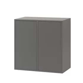 Boxie 2-drzwiowa szafka ścienna 80x80x37 cm antracytowa