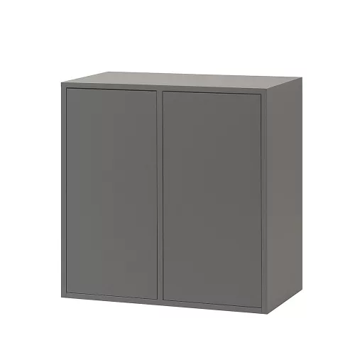 Boxie 2-drzwiowa szafka ścienna 80x80x37 cm antracytowa
