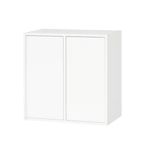 Boxie 2-drzwiowa szafka ścienna 80x80x37 cm biała