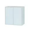 Boxie 2-drzwiowa szafka ścienna 80x80x37 cm niebieska