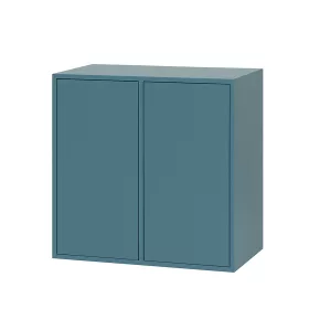 Boxie 2-drzwiowa szafka ścienna 80x80x37 cm petrol blue