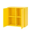 Boxie 2-drzwiowa szafka ścienna 80x80x37 cm żółta