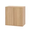 Boxie 2-drzwiowa szafka ścienna 80x80x37 cm dąb sonoma