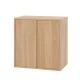 Boxie 2-drzwiowa szafka ścienna 80x80x37 cm dąb sonoma
