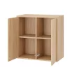 Boxie 2-drzwiowa szafka ścienna 80x80x37 cm dąb sonoma