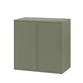 Boxie 2-drzwiowa szafka ścienna 80x80x37 cm zielona