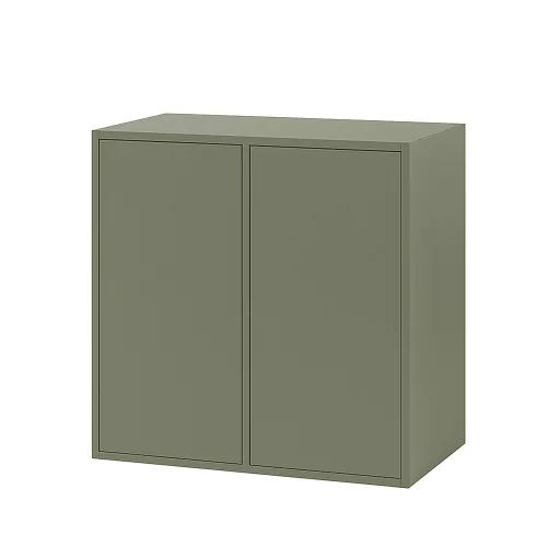 Boxie 2-drzwiowa szafka ścienna 80x80x37 cm zielona