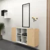 Otwarta szafka ścienna Boxie 80x80x37 cm biała