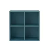 Otwarta szafka ścienna Boxie 80x80x37 cm petrol blue