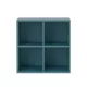 Otwarta szafka ścienna Boxie 80x80x37 cm petrol blue