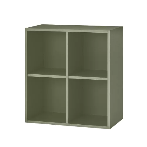 Otwarta szafka ścienna Boxie 80x80x37 cm zielona