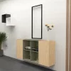 Otwarta szafka ścienna Boxie 80x80x37 cm zielona