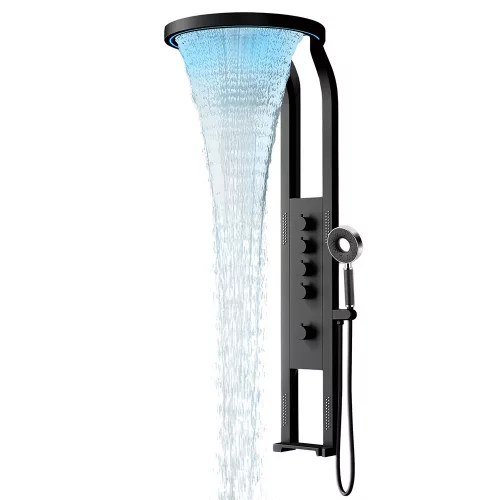 Luksusowy panel prysznicowy z hydromasażem