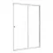 Podwójne rolowane drzwi prysznicowe Elte 120x195 cm