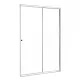 Podwójne rolowane drzwi prysznicowe Elte 120x195 cm