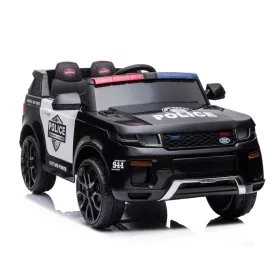 Elektryczny samochód policyjny czarny