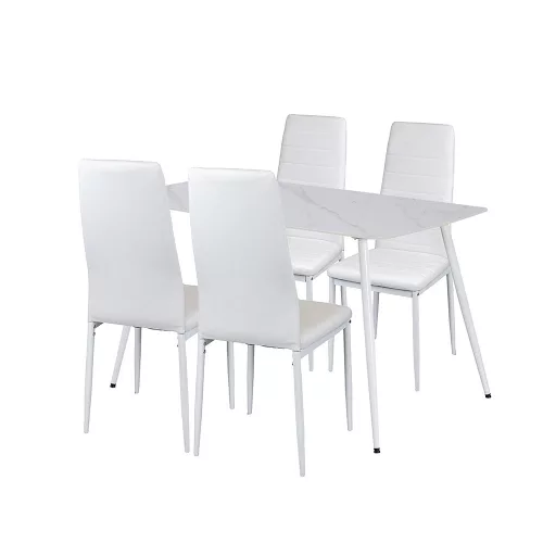 Zestaw jadalniany Jenna 4+1 biały