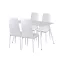 Zestaw jadalniany Jenna 4+1 biały