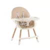 Krzesełko do karmienia 2 w 1 beżowe