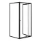 Przyścienna kabina prysznicowa kątowa Flexi 90x90 cm bez brodzika