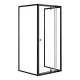 Przyścienna kabina prysznicowa kątowa Flexi 90x90 cm bez brodzika