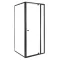 Flexi 90x90 cm sarokba szerelhető szögletes zuhanykabin zuhanytálca nélkül