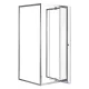 Przyścienna kabina prysznicowa kątowa Flexi 90x90 cm bez brodzika