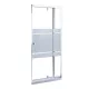 Regulowane drzwi prysznicowe Flexi-S 96-111x185 cm