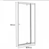 Regulowane drzwi prysznicowe Flexi-S 96-111x185 cm