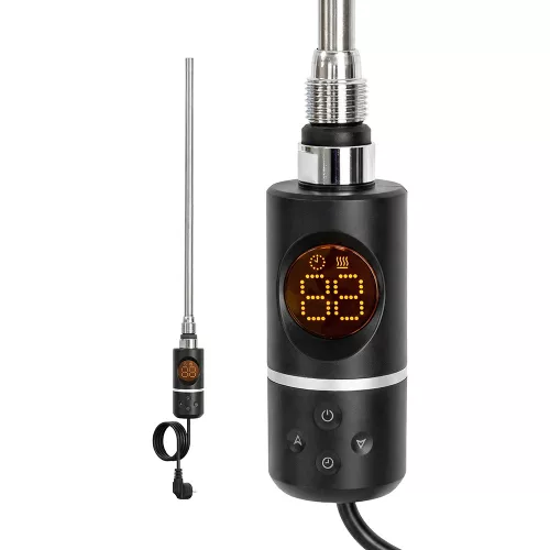 Grzejnik elektryczny z cyfrowym regulatorem temperatury o mocy 400 W, bez obciążenia