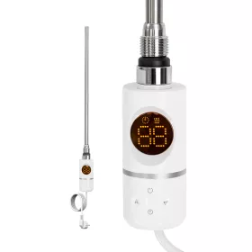   Grzejnik elektryczny do grzejników rurowych z cyfrowym regulatorem temperatury o mocy 400W.