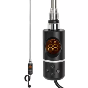   Grzejnik elektryczny z cyfrowym regulatorem temperatury o mocy 800 W, bez obciążenia