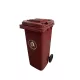 Pojemnik na odpady 120L brązowy