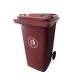 Pojemnik na odpady 240 l brązowy