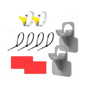 Wspornik rury basenowej 38 mm szary