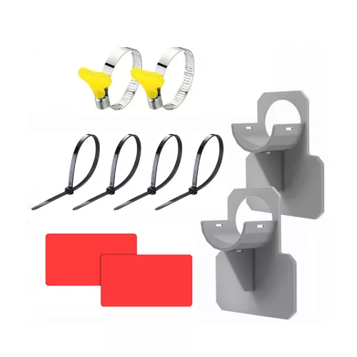 Wspornik rury basenowej 38 mm szary