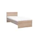 Łóżko pojedyncze Miami 90x200 cm dąb sonoma-dąb york