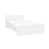 Podwójne łóżko Miami bez pościeli 140x200 cm biało-białe