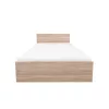 Łóżko podwójne Miami bez pościeli 140x200 cm dąb sonoma-dąb sonoma