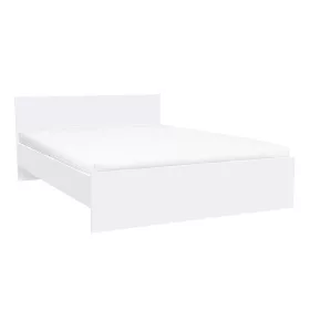   Łóżko podwójne Miami bez uchwytu na pościel 160x200 cm biało-białe