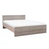 Łóżko dwuosobowe Miami bez pościeli 160x200 cm dąb york-sonoma