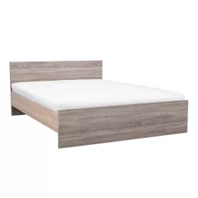   Łóżko dwuosobowe Miami bez pościeli 160x200 cm dąb york-sonoma