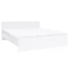 Łóżko podwójne Miami bez uchwytu na pościel 180x200 cm biało-białe
