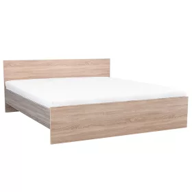   Łóżko podwójne Miami bez uchwytu na pościel 180x200 cm dąb sonoma-dąb jork