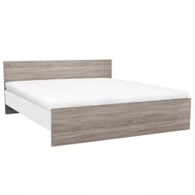   Łóżko podwójne Miami bez uchwytu na pościel 180x200 cm dąb york-biały